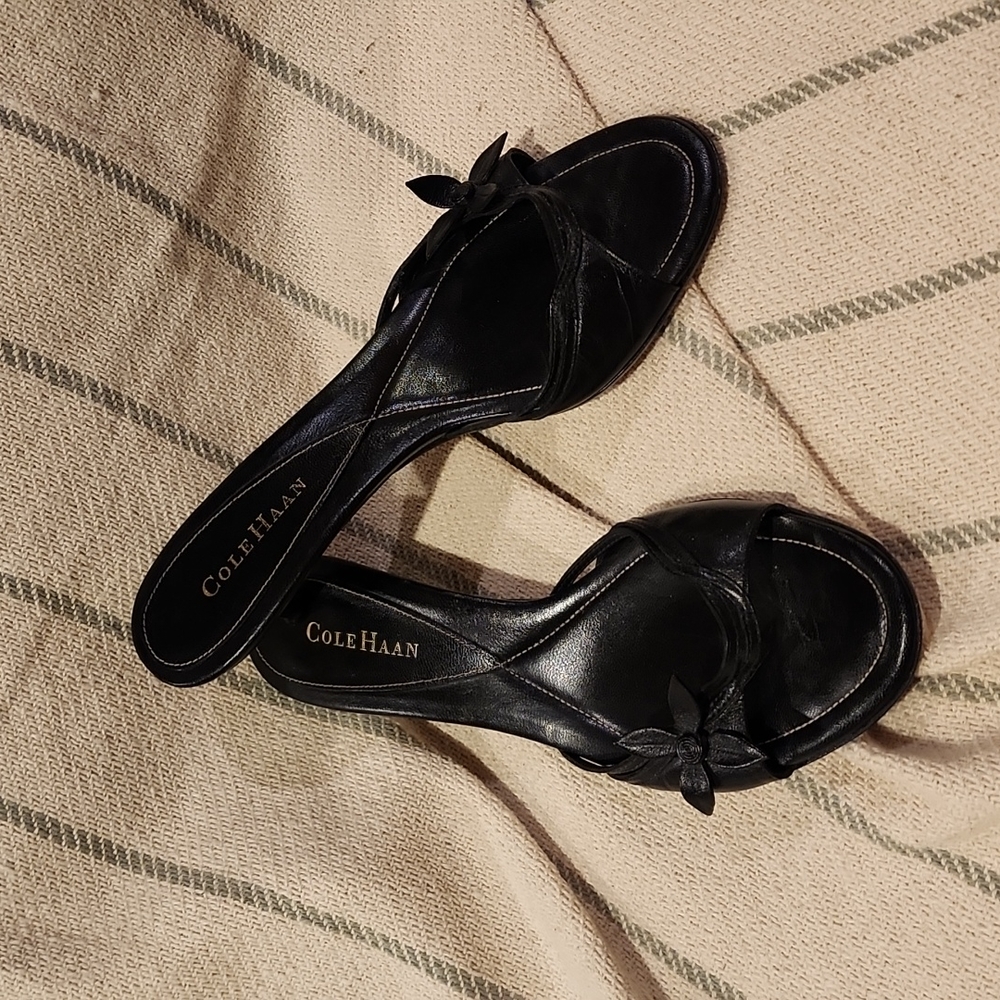 Cole Haan kitten heel slide 8 1/2 vintage style